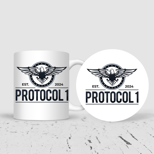 Protocol 1 Mug and Coaster Set