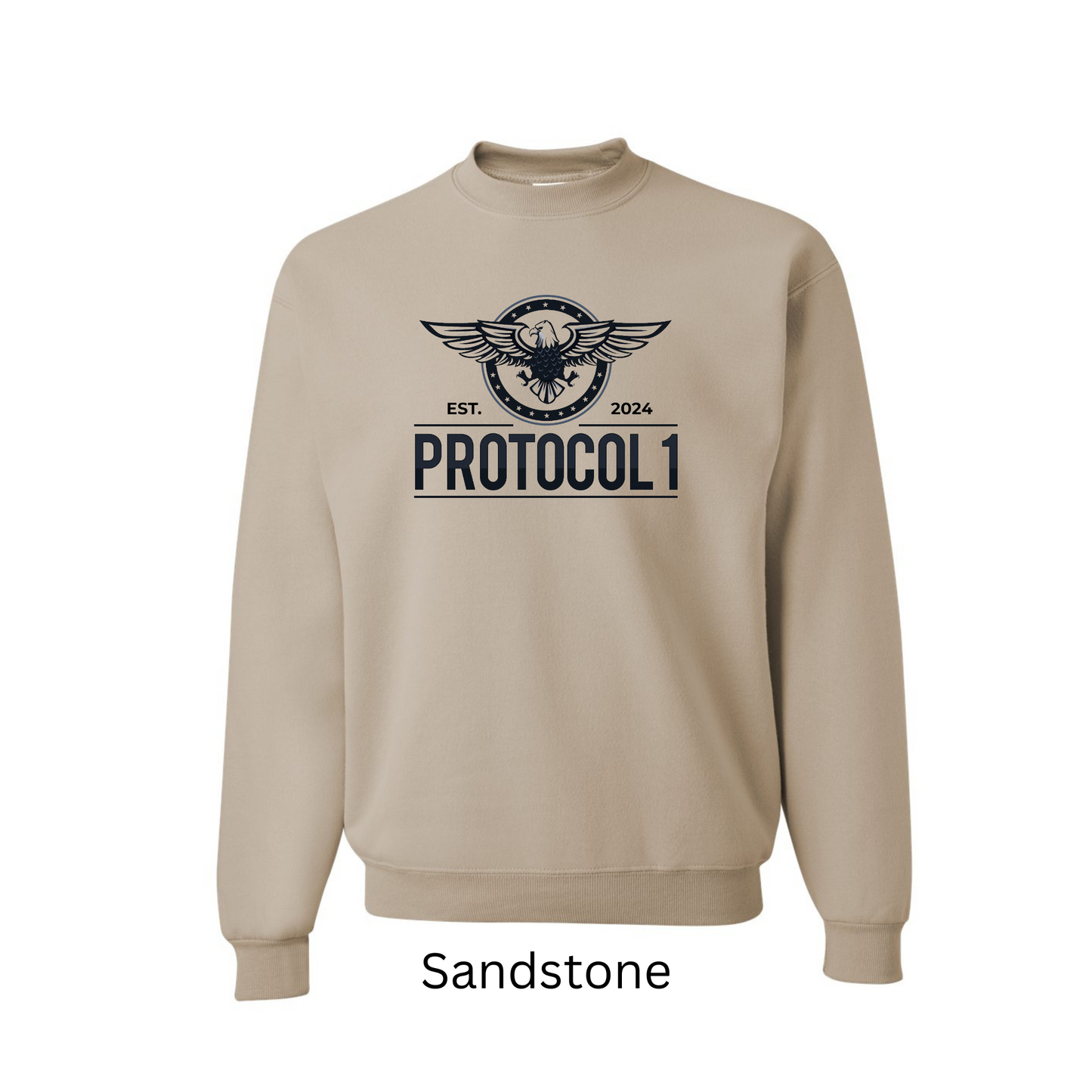 Full Front Logo Unisex Crewneck Sweatshirt